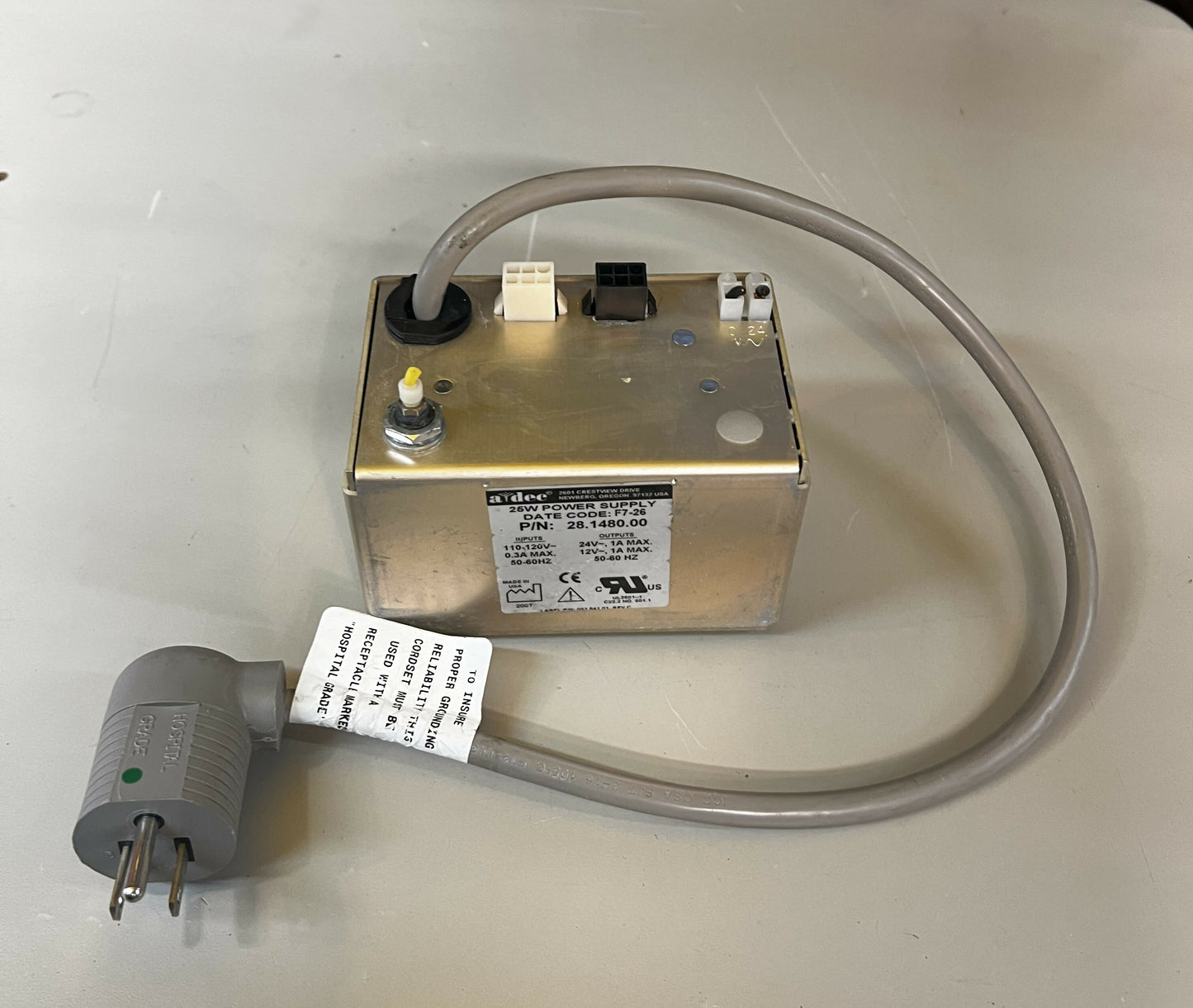 A-DEC 25W Patient Chair Power Supply
