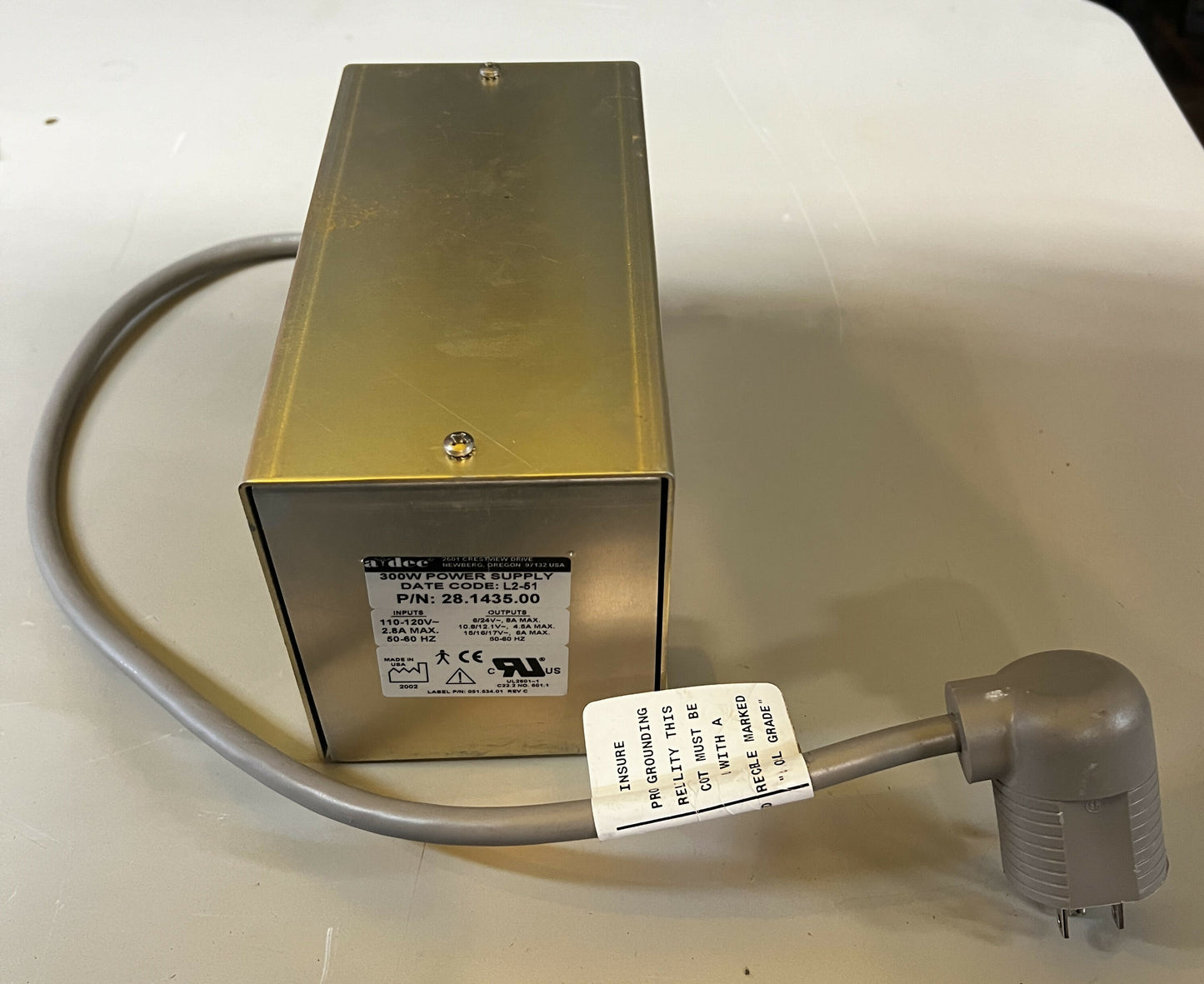 A-DEC 300W Patient Chair Power Supply