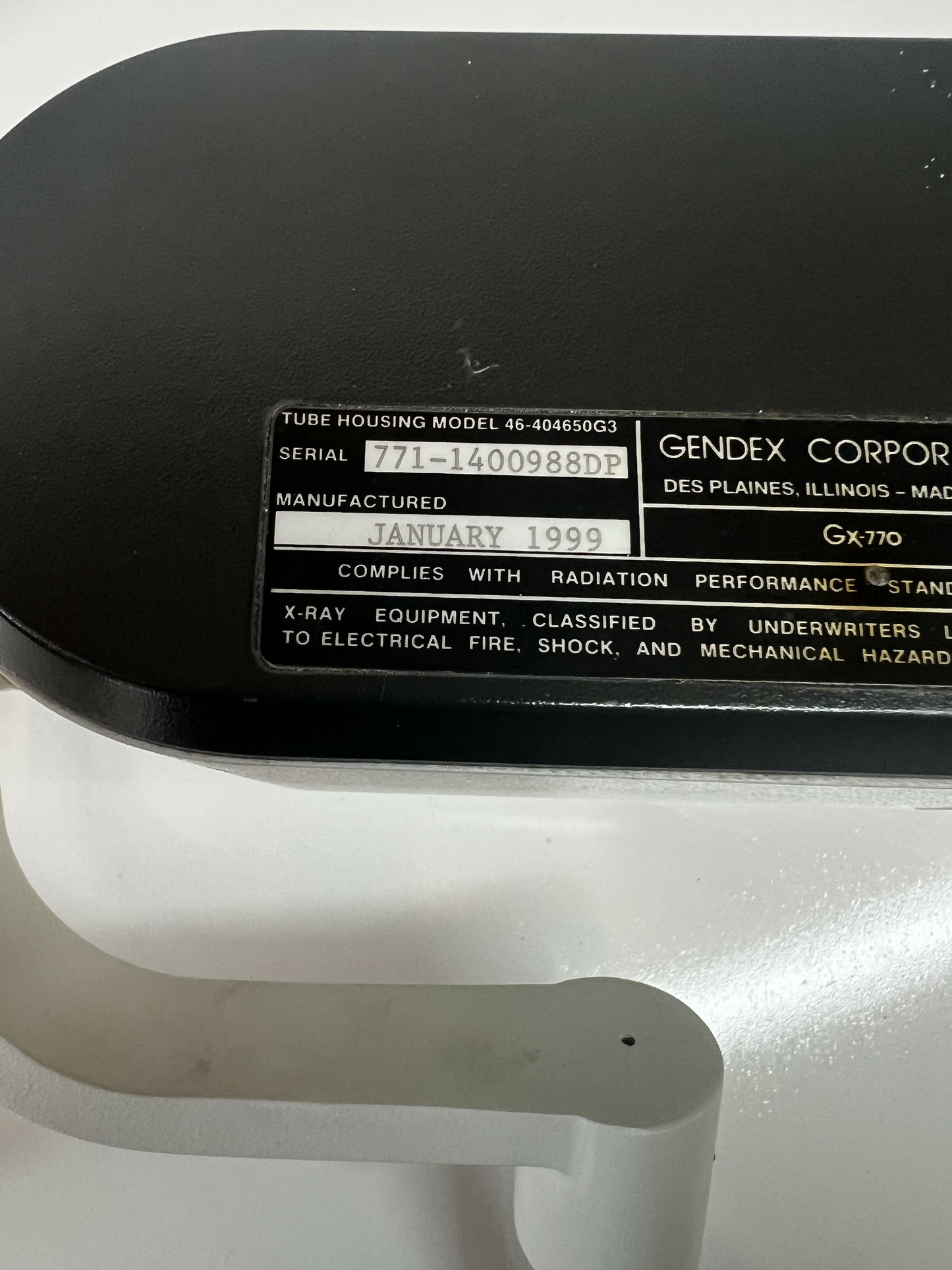 Gendex 770 Tube Head