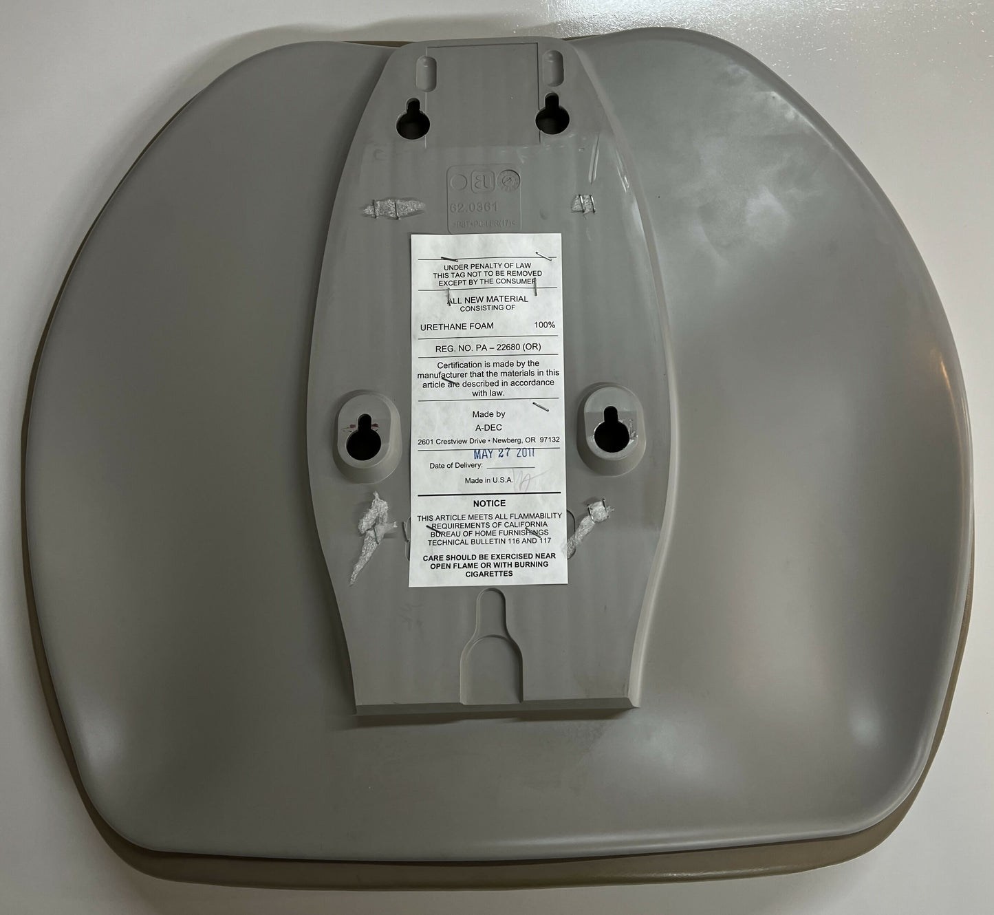A-DEC 311 Backrest